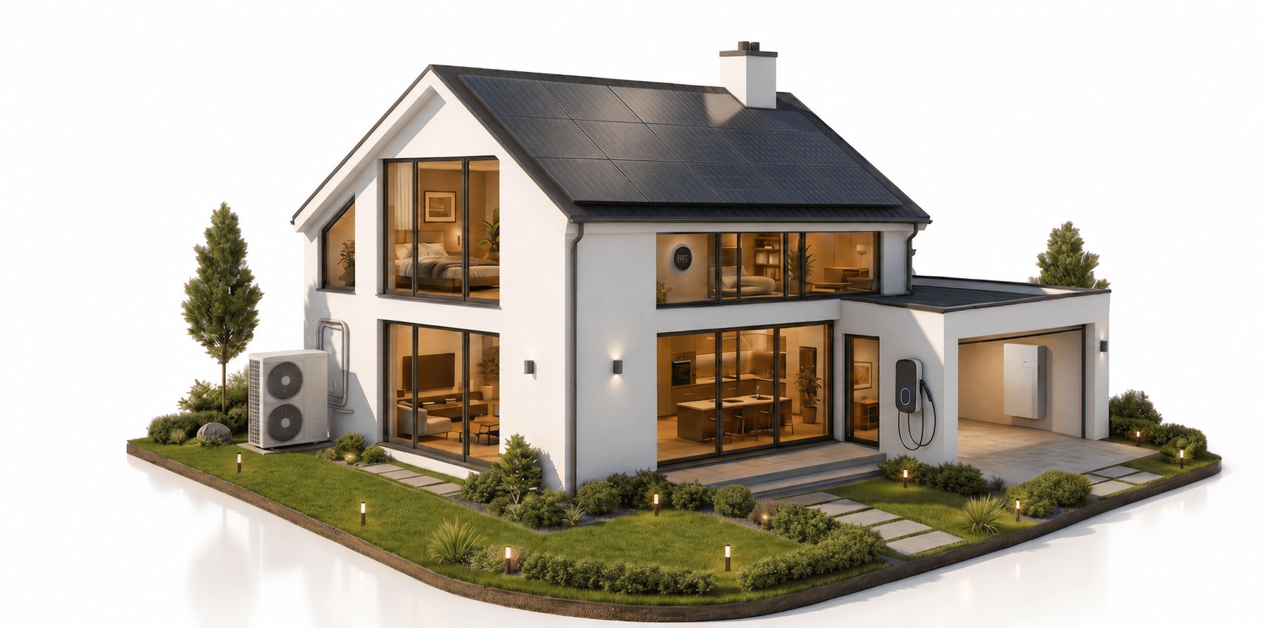 Opteco Hybride: zonnepanelen, thuisbatterij, laadpaal en warmtepomp als één slim energiesysteem