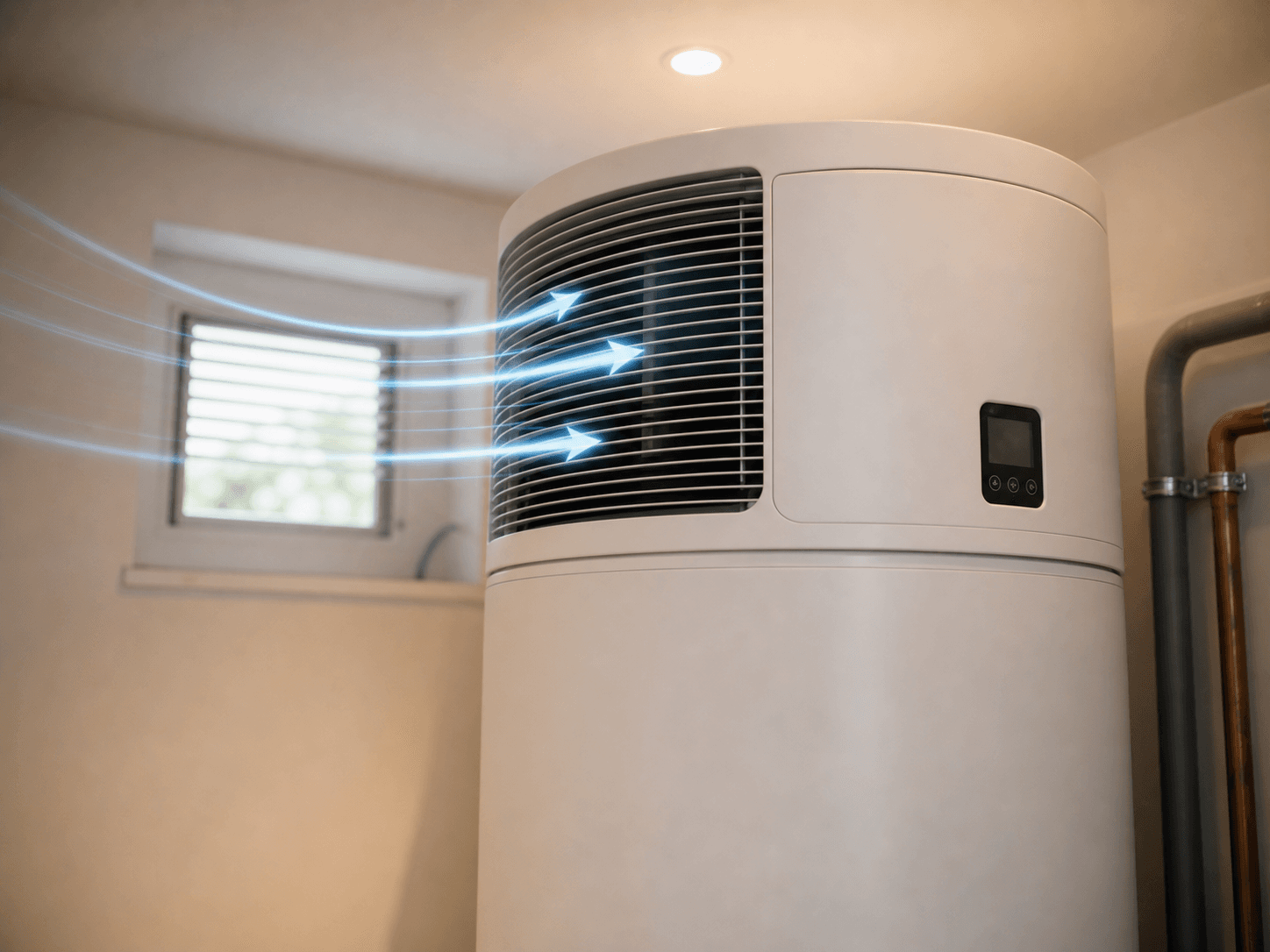 Warmteopname uit de omgevingslucht