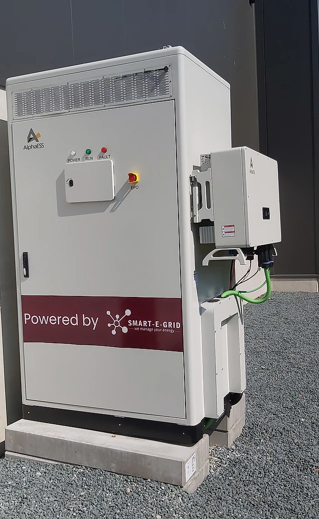 Industriële batterij + Smart-E-Grid